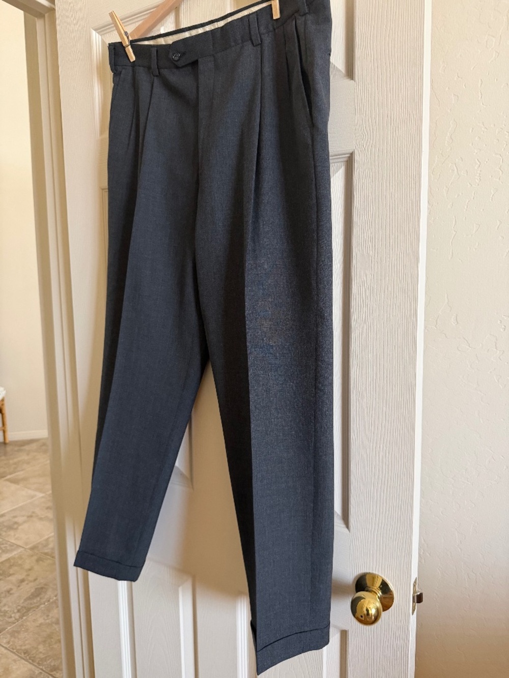 Men’s wool dress pants